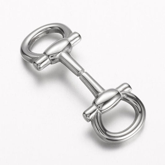 Snaffle Bit Jewelry Accent, Stainless Steel - SS041