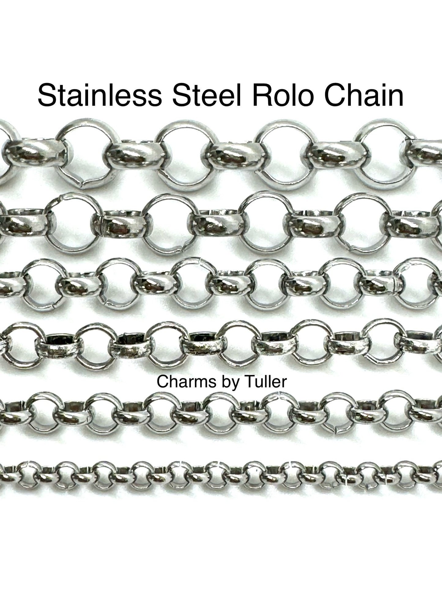 Rolo Chain, Stainless Steel