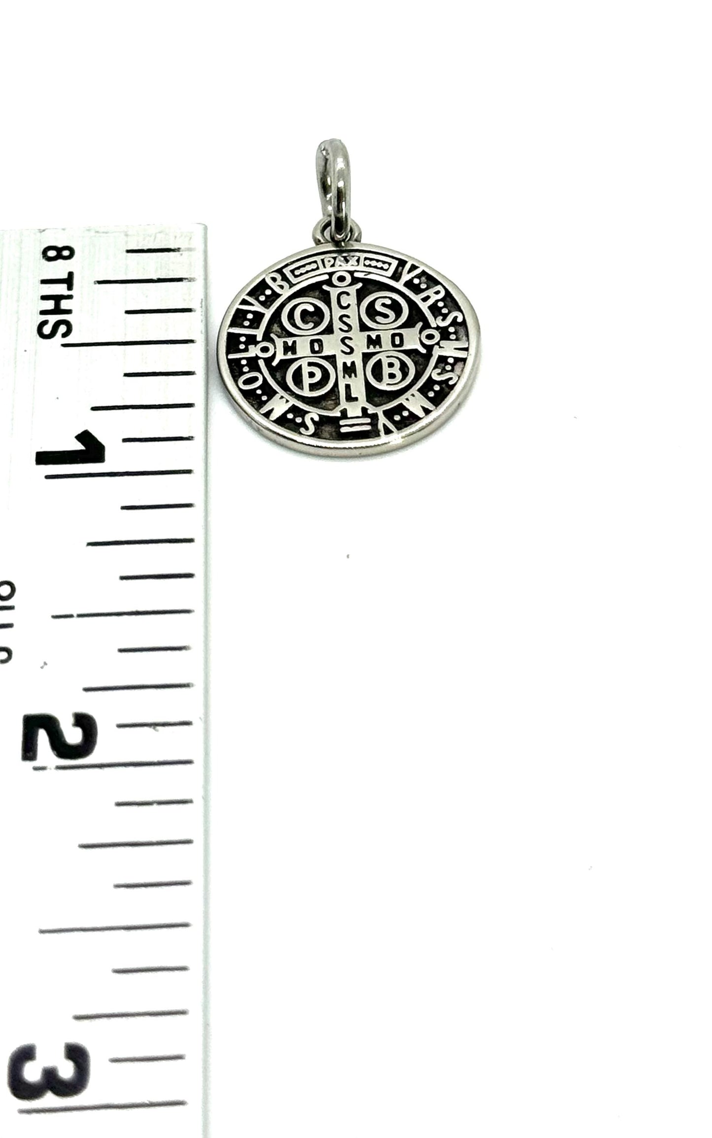 Saint Benedict Charm,Stainless Steel - SS059