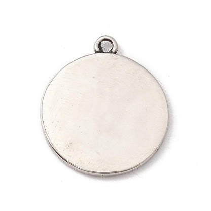 Beach Scenery Charm, Stainless Steel - SS048