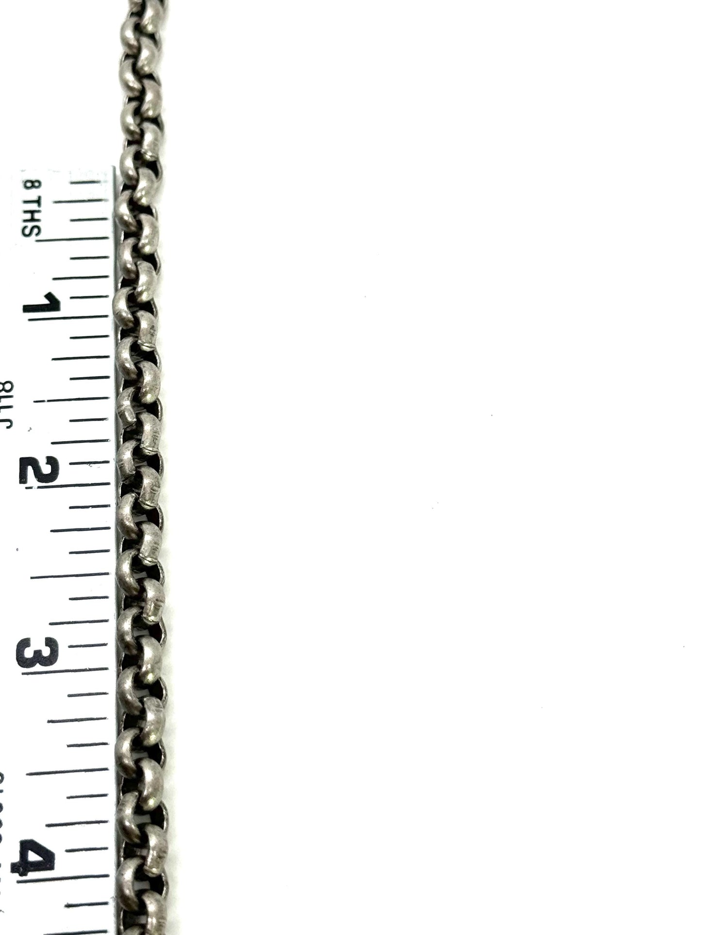 Strong Round Rolo Chain, Antiqued Pewter Plated - PT030-CH