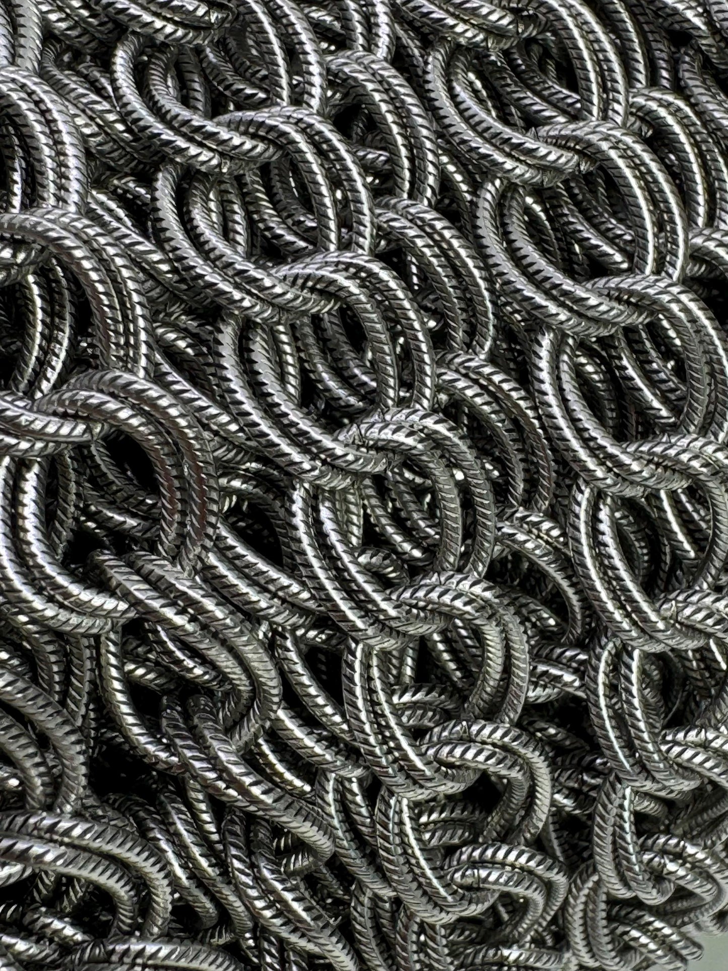 Large Chunky Curb Chain, Antiqued Pewter Plated - P001-CH