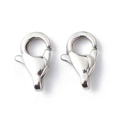 Small Stainless Steel Lobster Claw Clasps, Stainless Steel