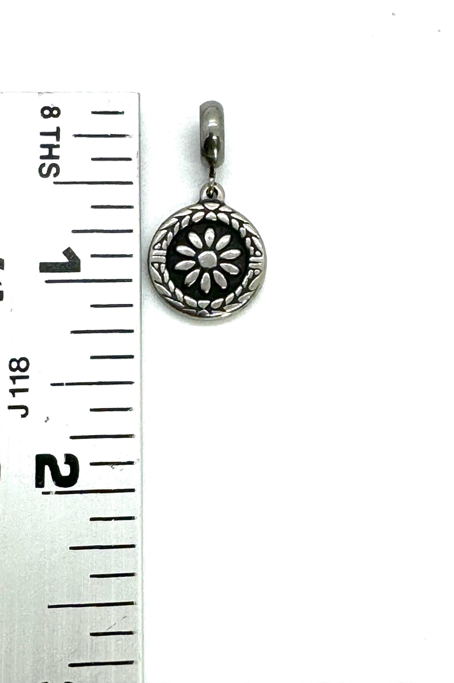 Daisy Pendant, Stainless Steel