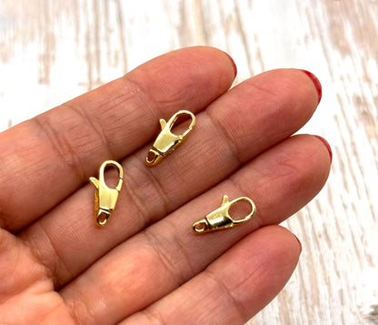 Swivel Lobster Clasp, Shiny 18k Gold Plated - SY084