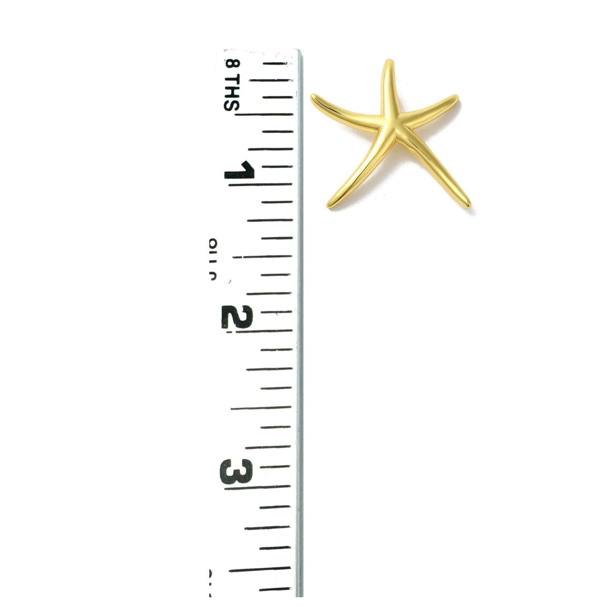Starfish Charm, Shiny 18k Gold Plated -  SY012
