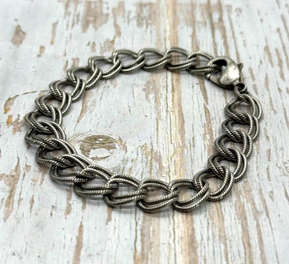 Large Chunky Curb Chain, Antiqued Pewter Plated - P001-CH