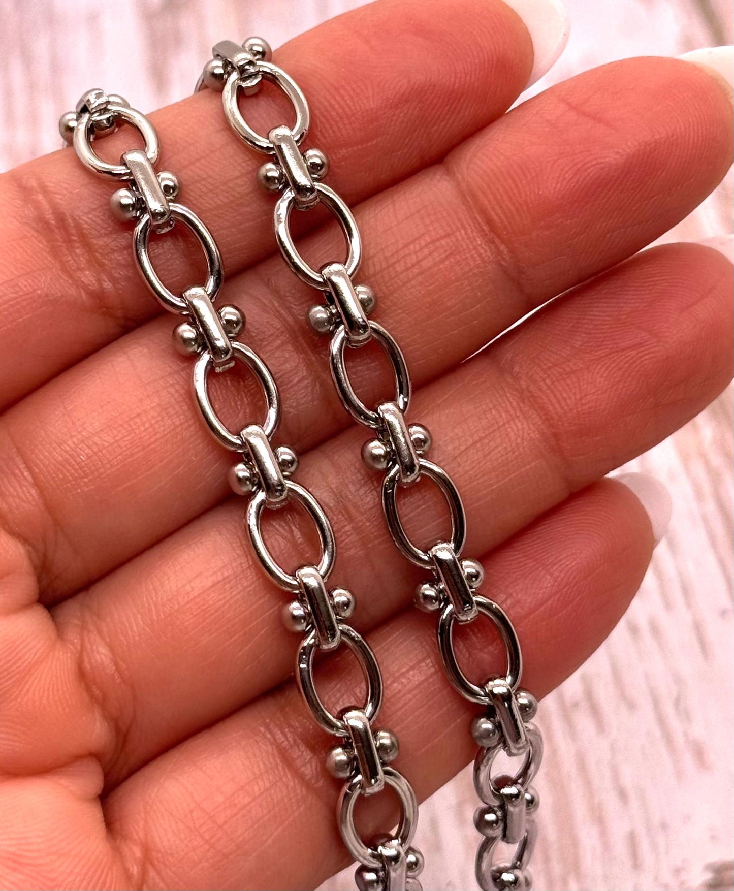 Small Link Chain, Stainless Steel
