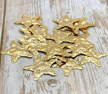 Lightweight Star Pendant, Shiny 18k Gold Plated - SY008