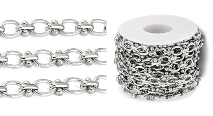 Small Link Chain, Stainless Steel