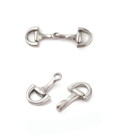 Horse Snaffle Bit Clasp, Stainless Steel - SS047