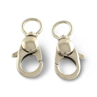 Large Swivel Lobster Claw Clasps, Stainless Steel - SS064