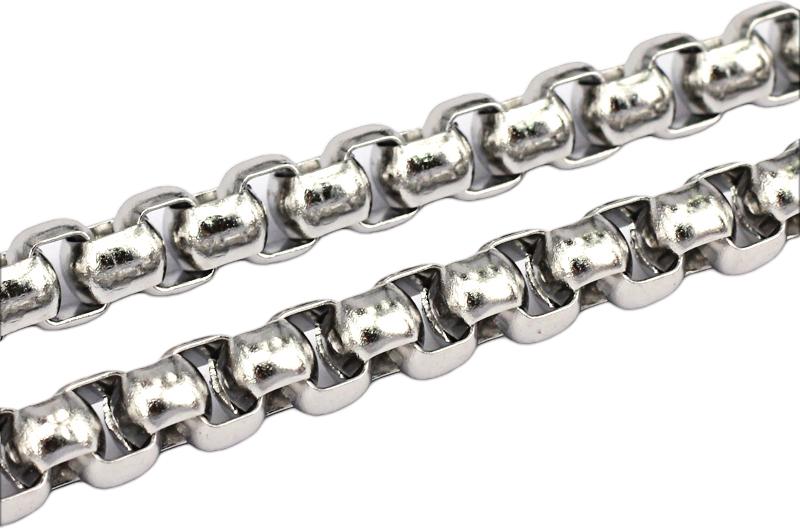 Round Box Chain, Stainless Steel