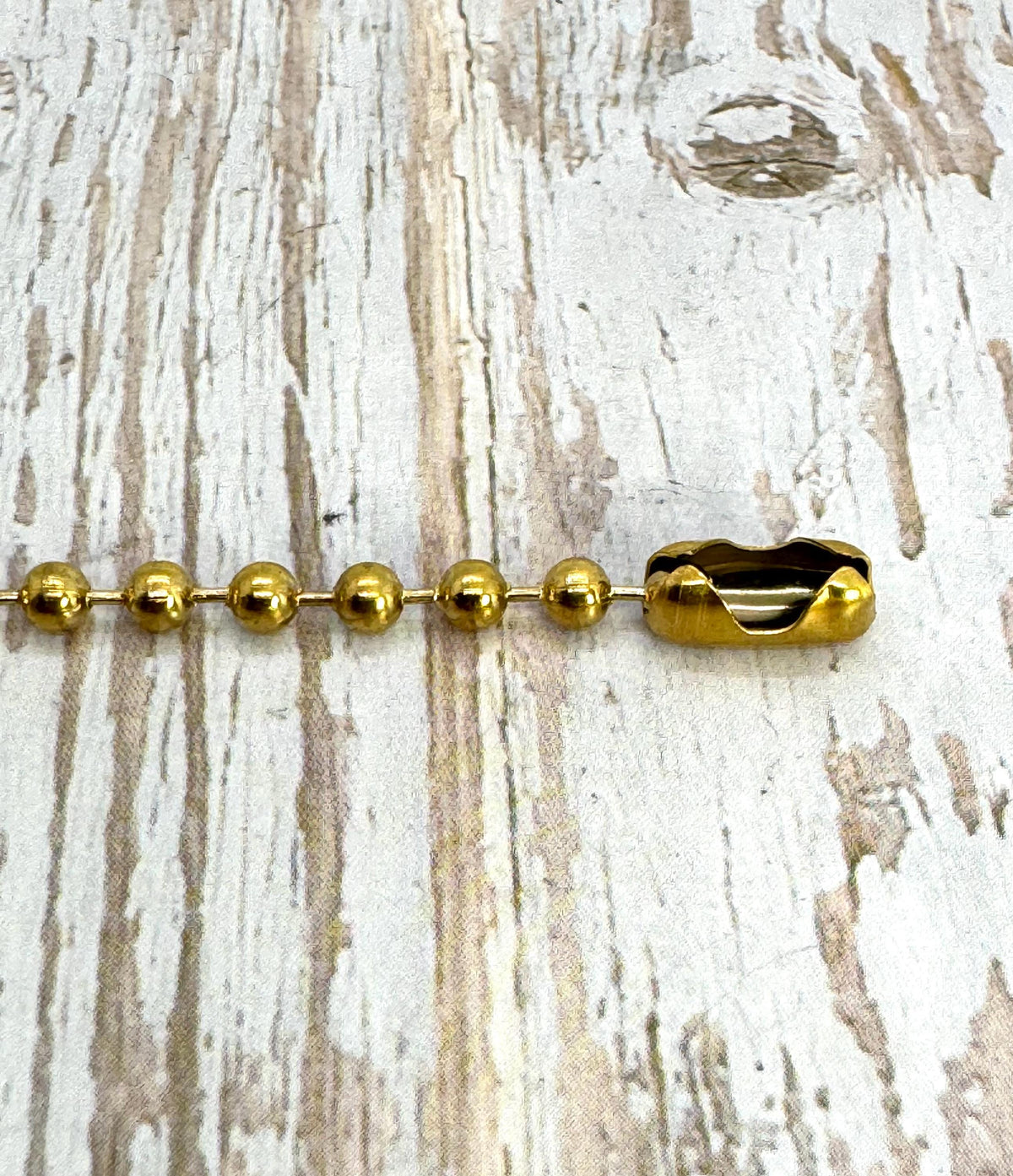 4mm Ball Chain, PVD Gold Plated