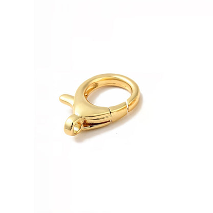20mm Lobster Clasp, Shiny 18k Gold Plated - SY085