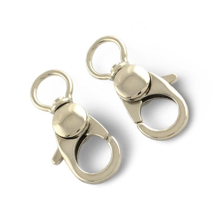Large Swivel Lobster Claw Clasps, Stainless Steel - SS064