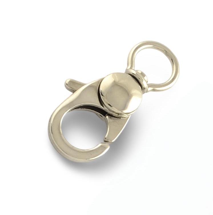 Large Swivel Lobster Claw Clasps, Stainless Steel - SS064