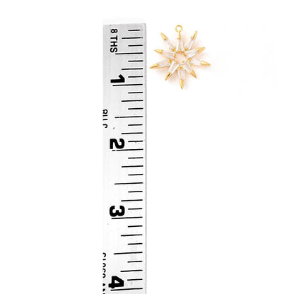 Sparkling Star Pendant, 18K Gold Plated - SY009
