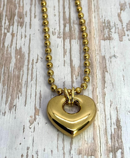 4mm Ball Chain, PVD Gold Plated