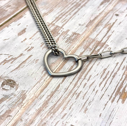 Small Delicate Curb Chain, Antiqued Pewter Plated - P047-CH