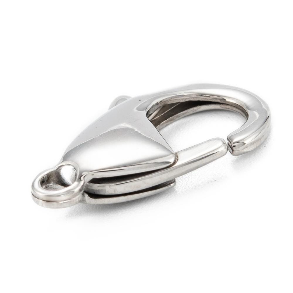 21mm Lobster Claw Clasps, Stainless Steel - SS076