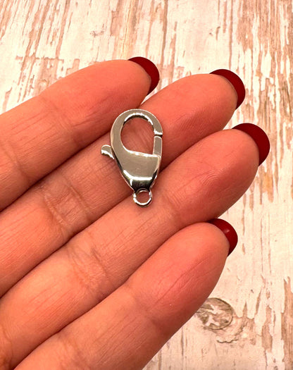 21mm Lobster Claw Clasps, Stainless Steel - SS076