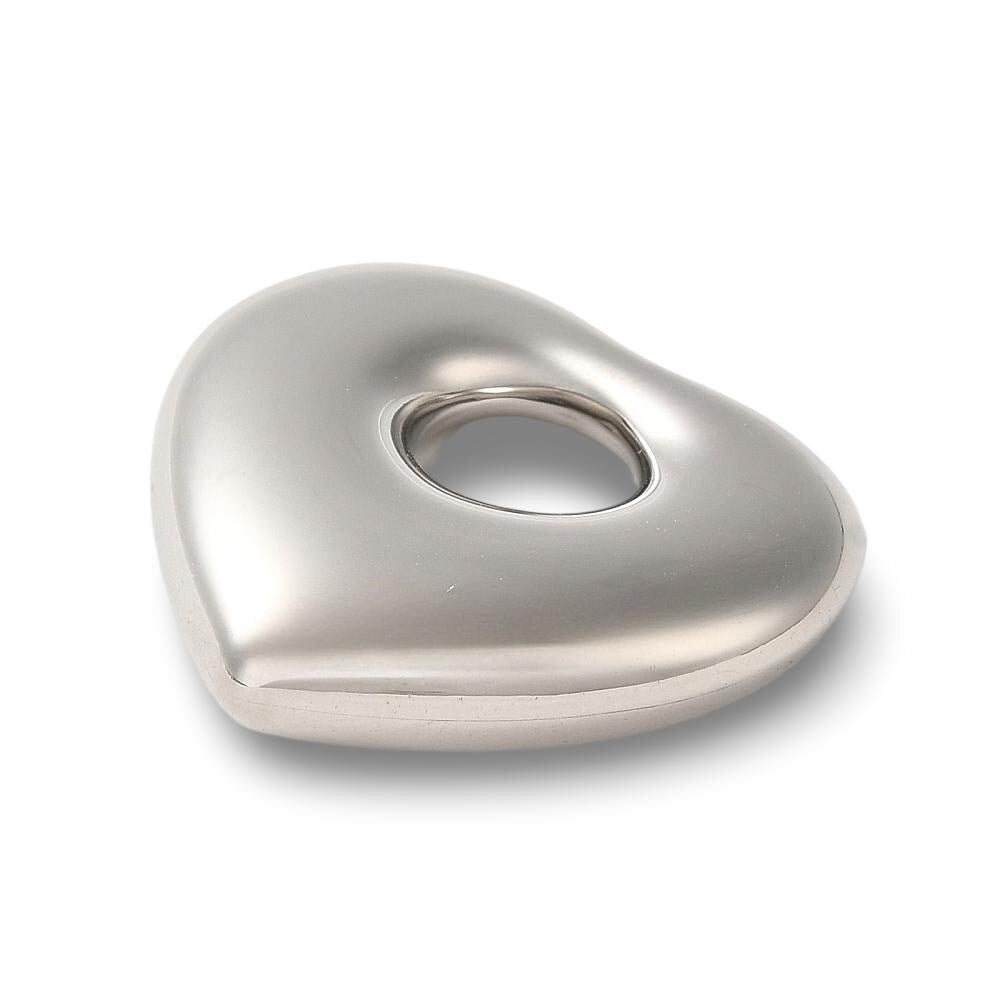Bold Large Heart Pendant, Stainless Steel - SS052