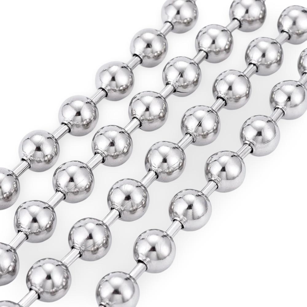 6mm Ball Chain, Stainless Steel