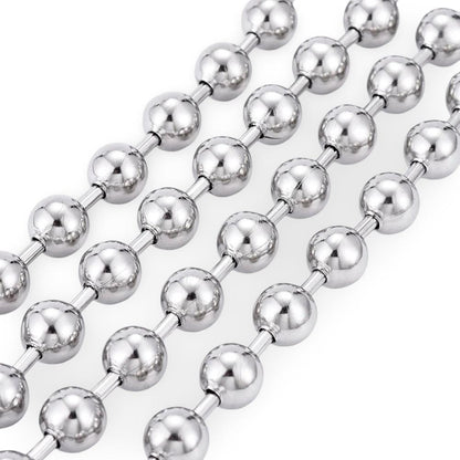 6mm Ball Chain, Stainless Steel