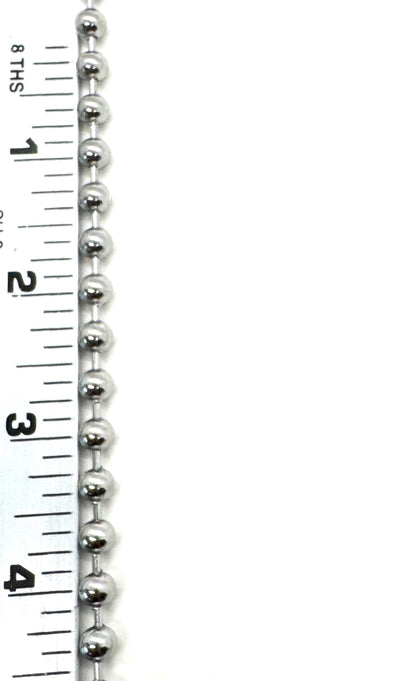 6mm Ball Chain, Stainless Steel