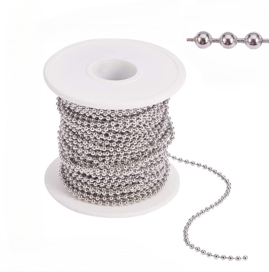2.5mm Ball Chain, Stainless Steel