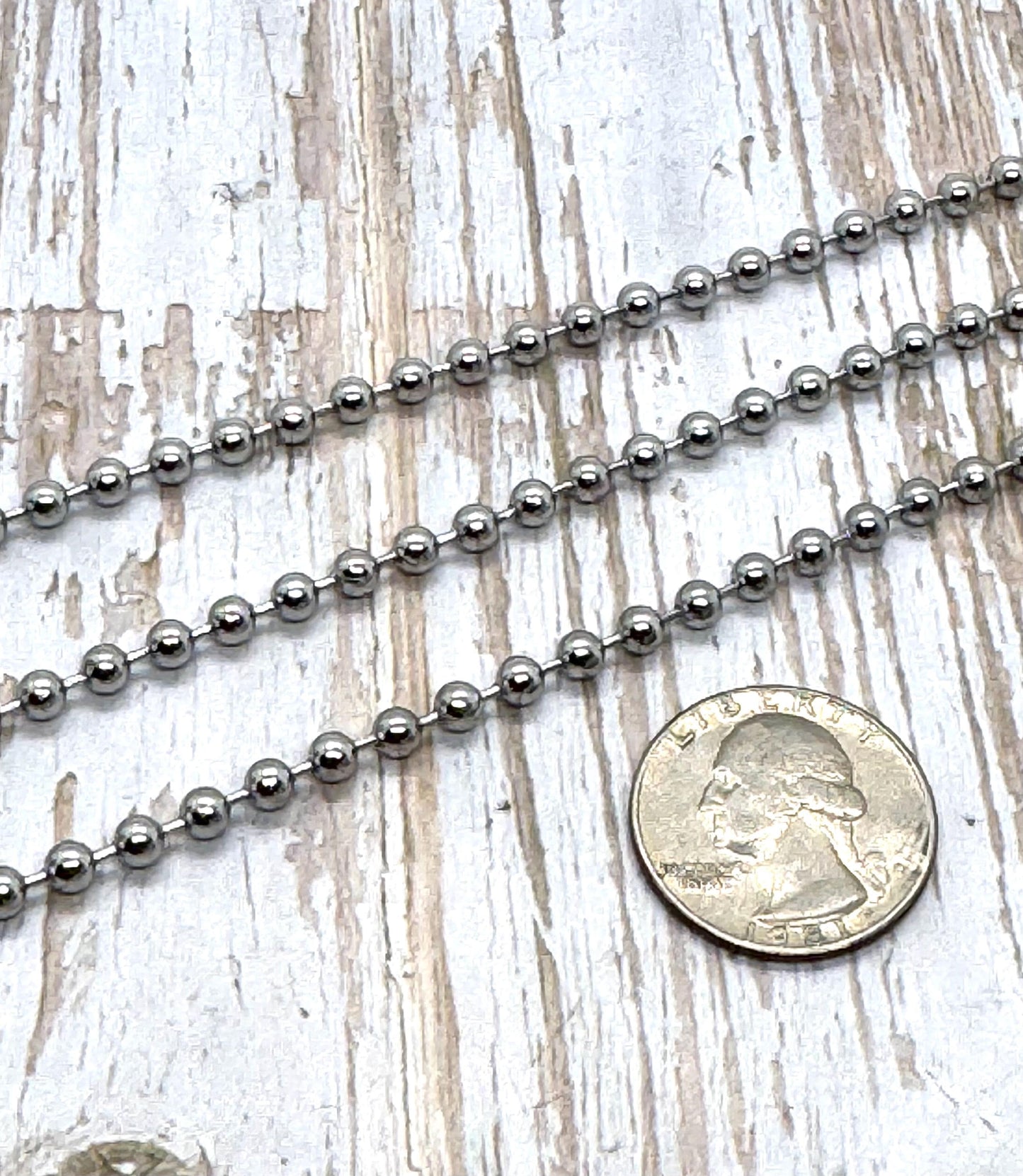 4mm Ball Chain, Stainless Steel