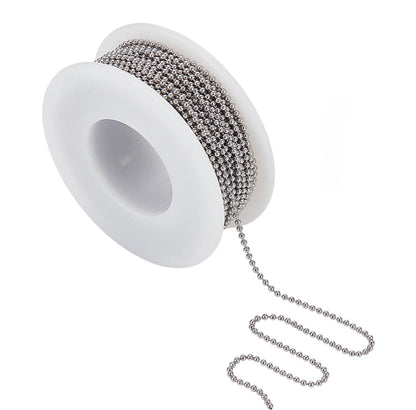 1.5mm Ball Chain, Stainless Steel