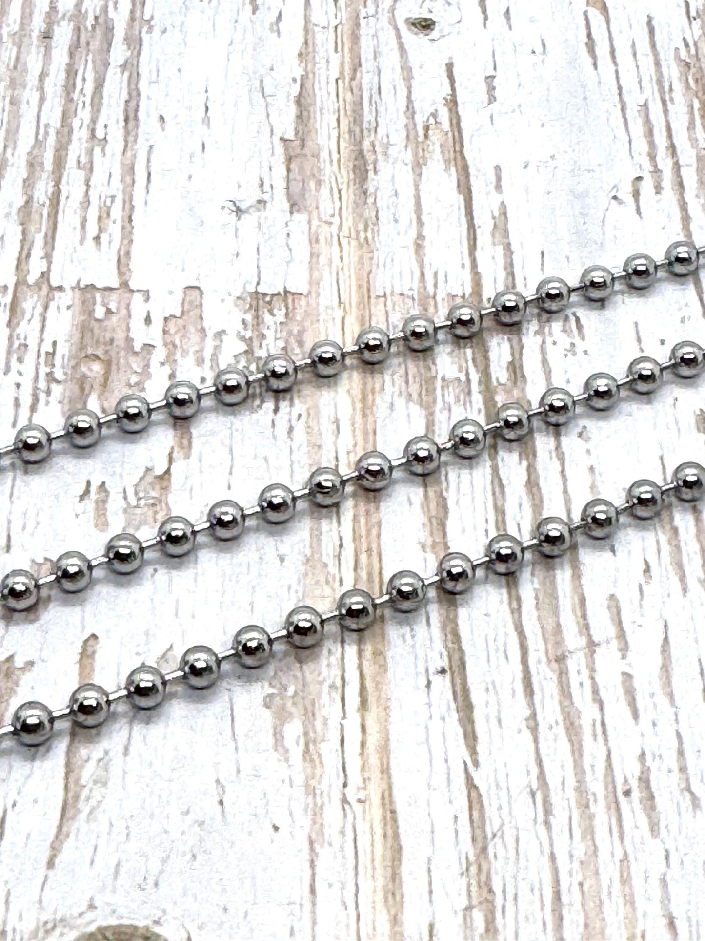 4mm Ball Chain, Stainless Steel