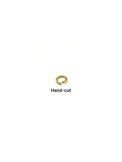 5mm 16 Gauge Unsoldered Jump Rings by Weight, Antiqued 18k Gold Plated - A027-JR