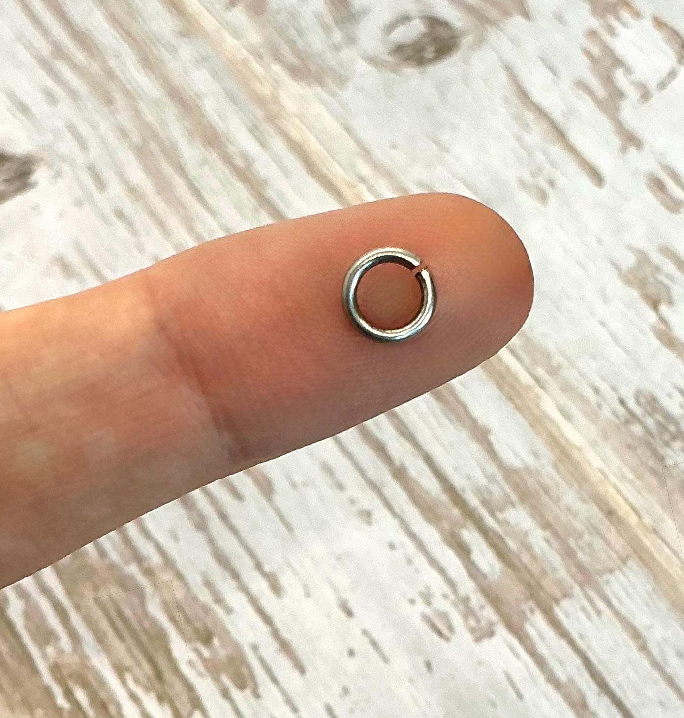 Anneaux de jonction en vrac, 6 mm 18 Gauge, plaqués étain antique - P035-JR