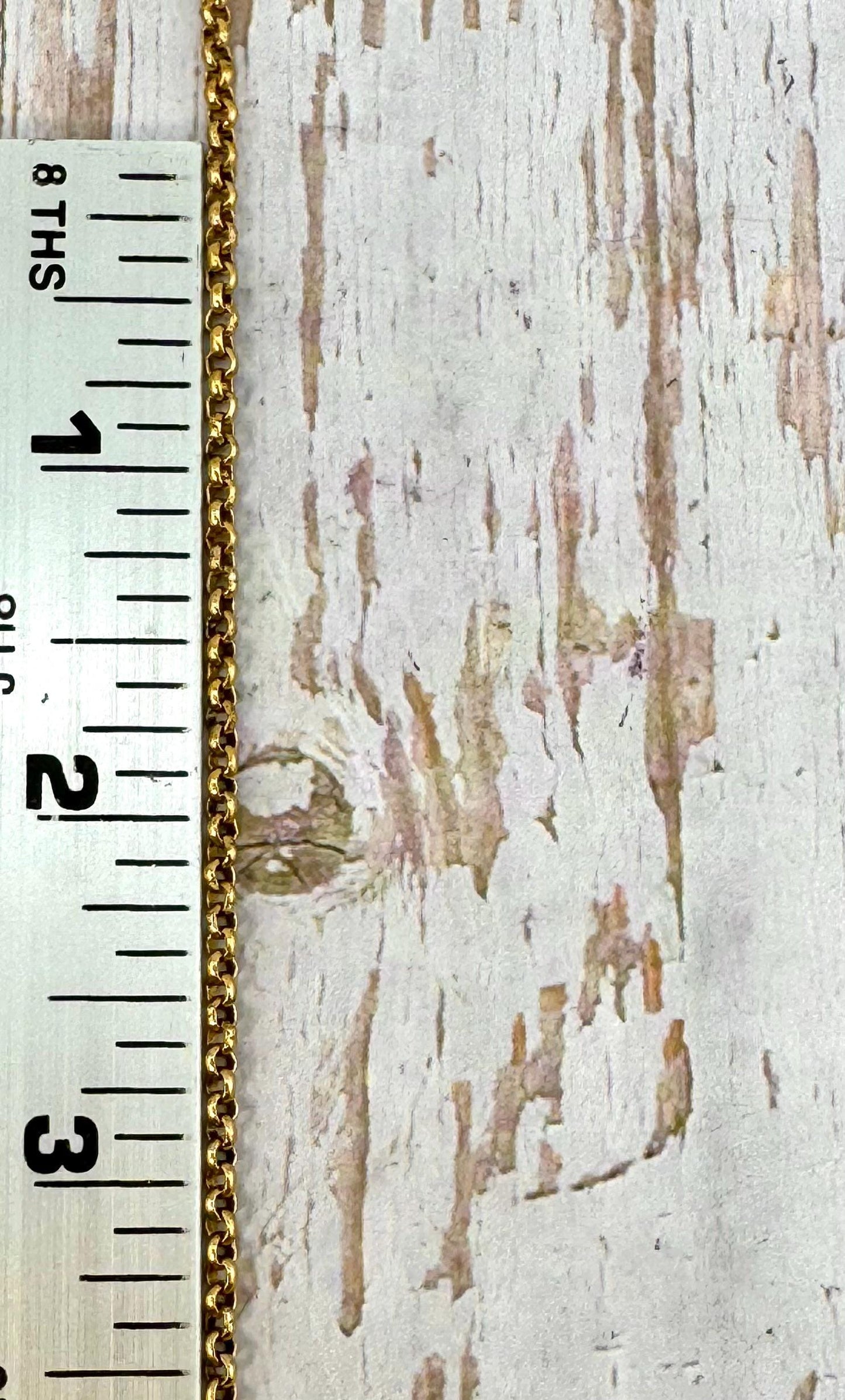 Chaîne Rolo 2,6mm, Plaqué Or 18k Vieilli - G109-CH