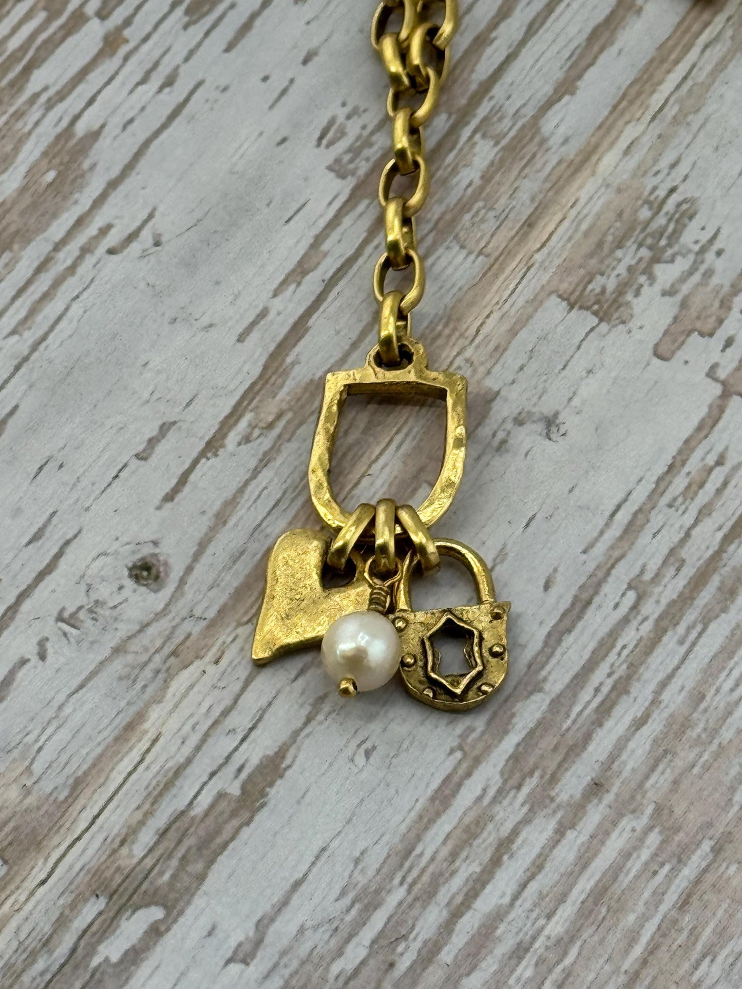 Chaîne Rolo Ovale Lisse, Plaqué Or 18 carats Vieilli - G121-CH