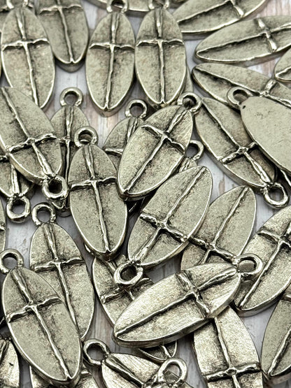 Large Cross Pendant, Antiqued Pewter - PT468