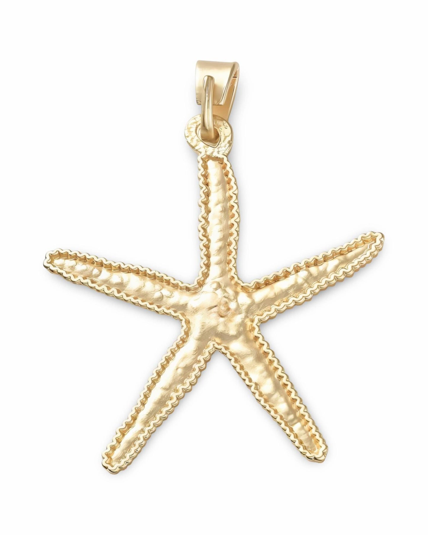 Oversized Satin Gold Starfish Large Pendants, DIY Jewelry Making Supplies, Gold Findings,Large Star Jewelry,Boho Charms with Bail,Yoga,ST785