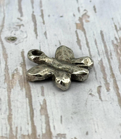 Artisan Butterfly Charm, Antiqued Pewter - PT486
