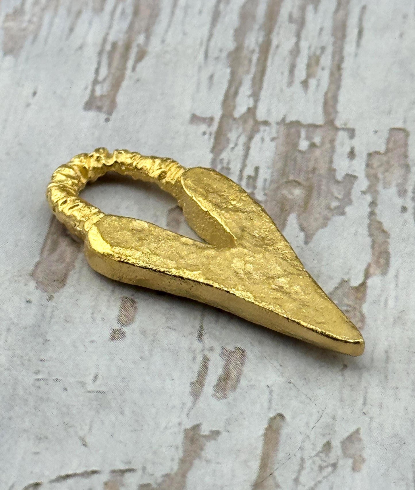 Pendentif double cœur épais - ST289