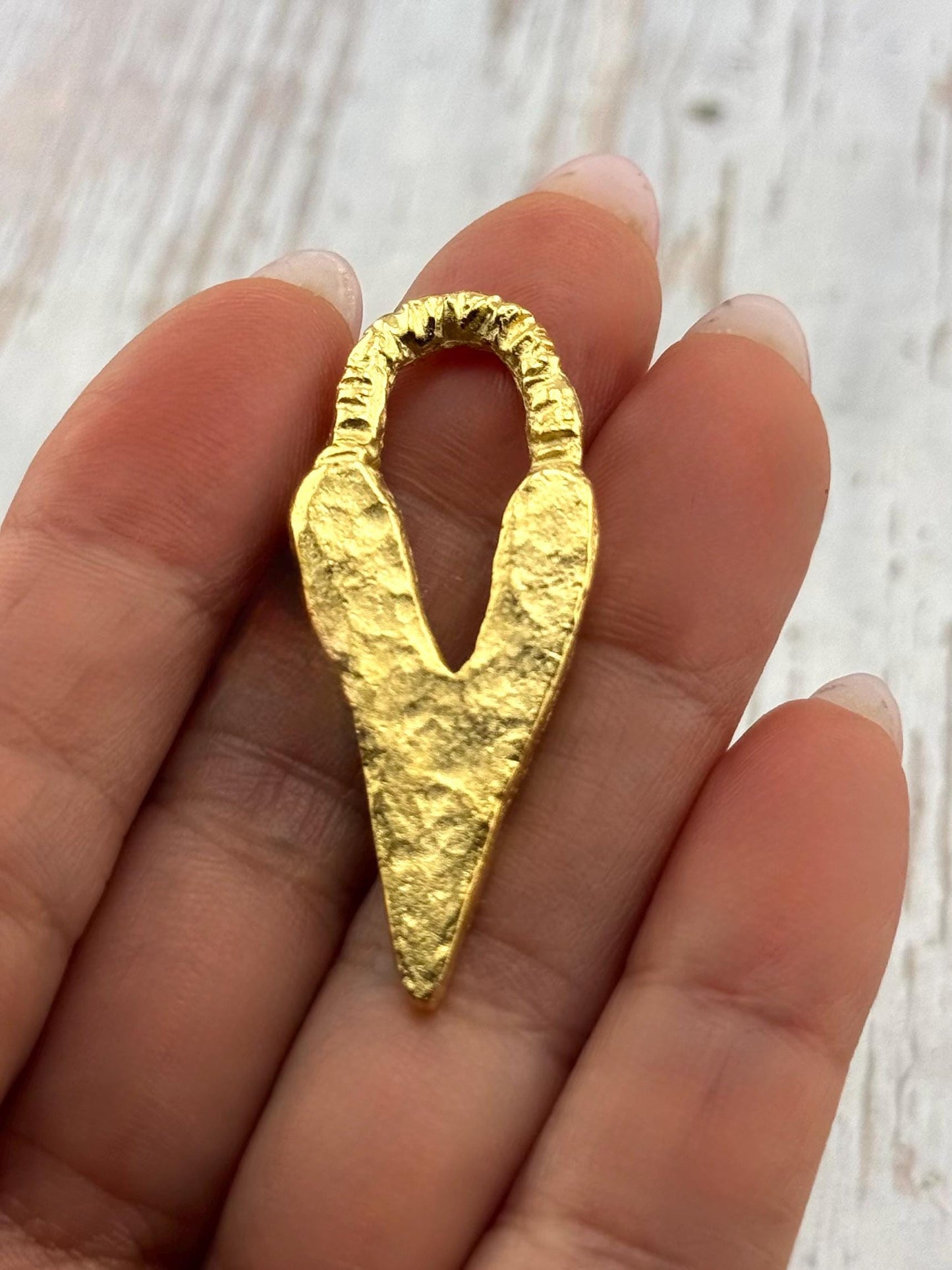 Pendentif double cœur épais - ST289