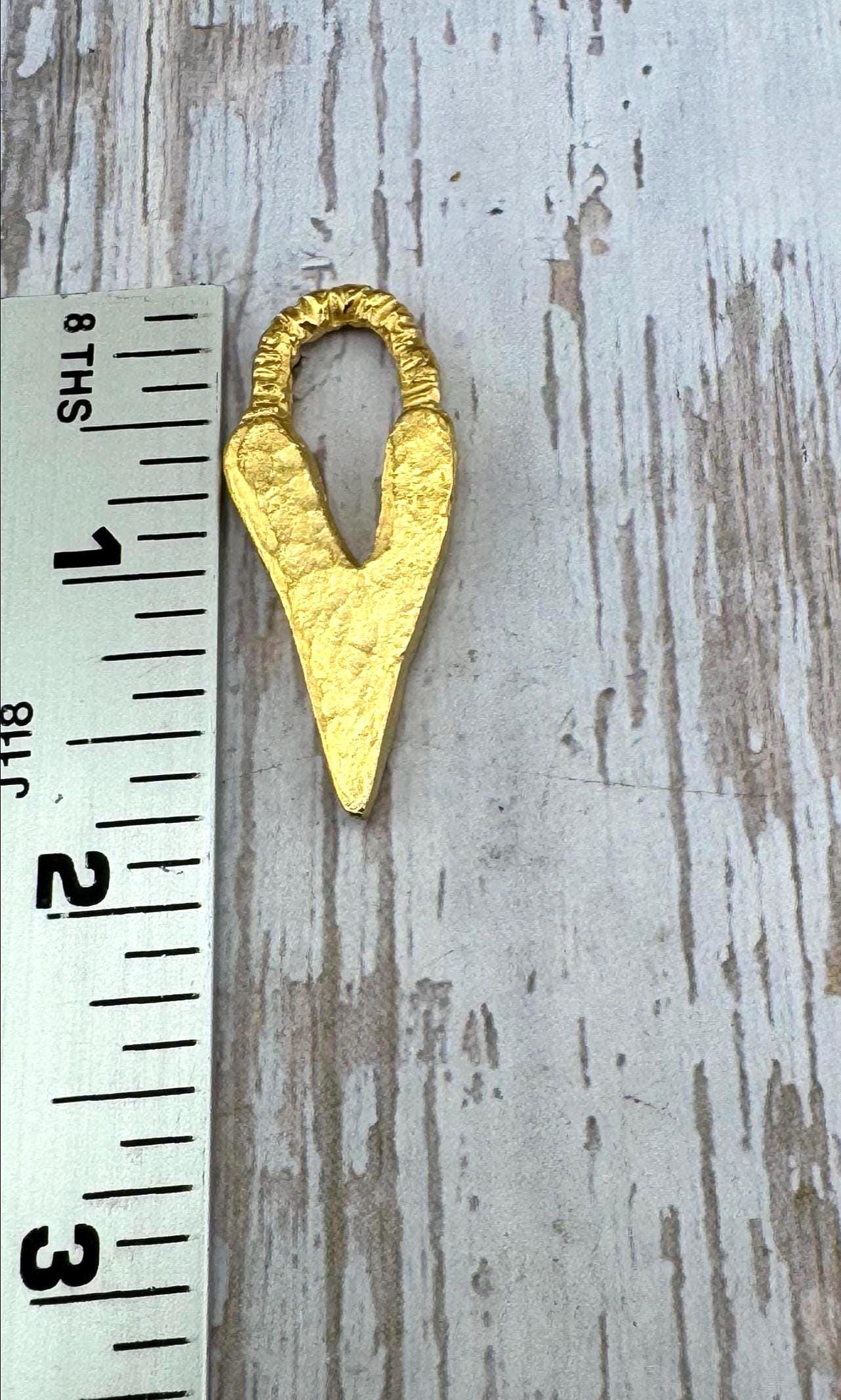 Pendentif double cœur épais - ST289