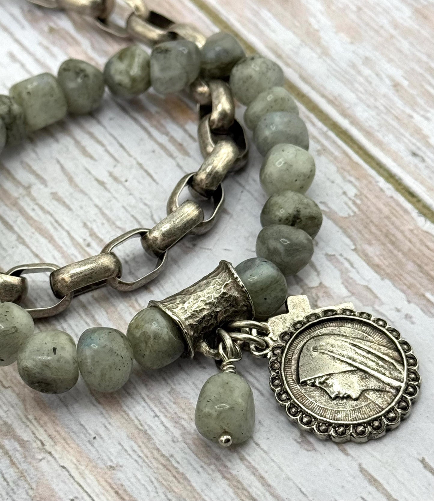 Chunky Oval Link Chain, Antiqued Pewter - P020-CH