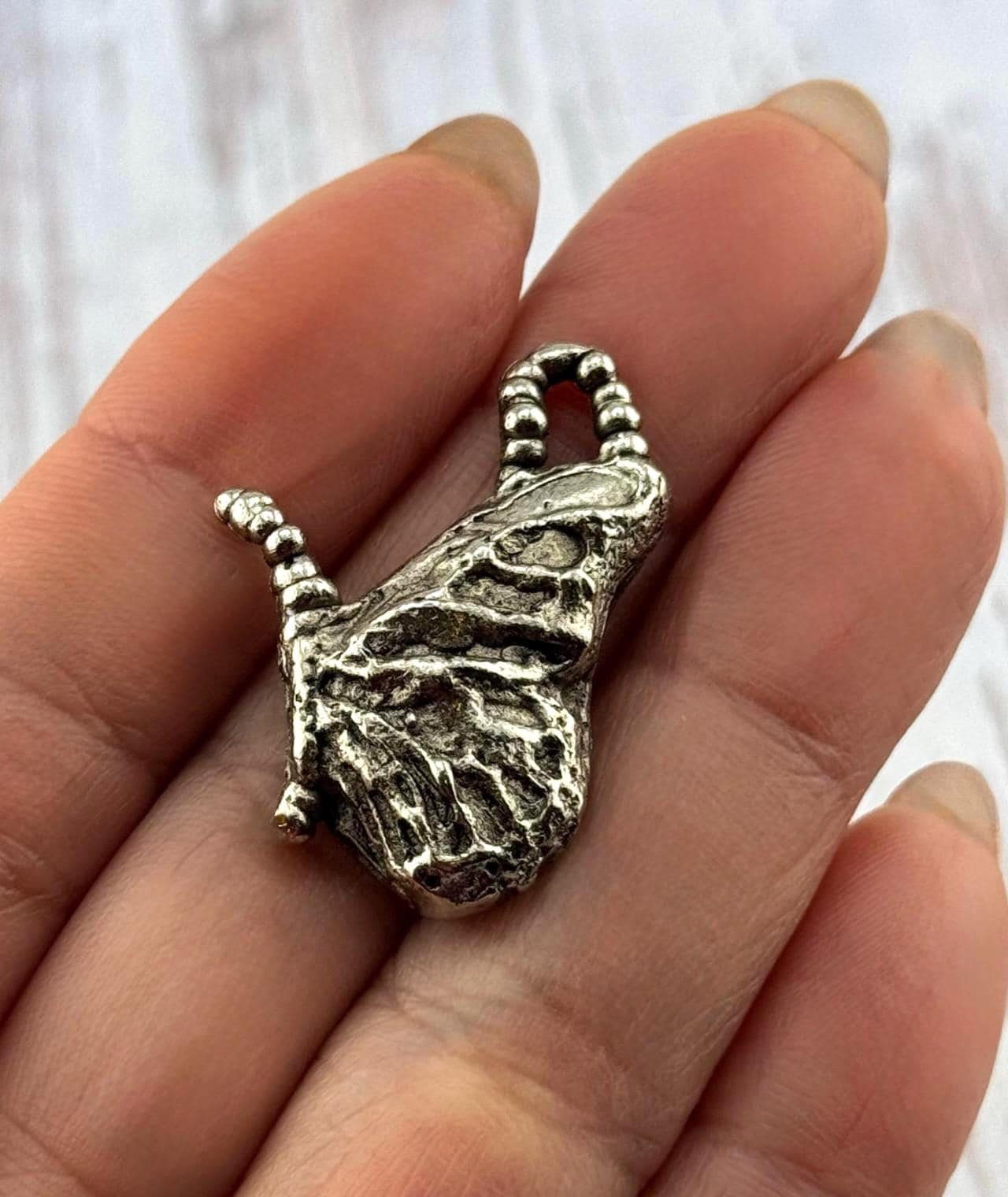 Butterfly Wing Charm, Antiqued Pewter - PT476