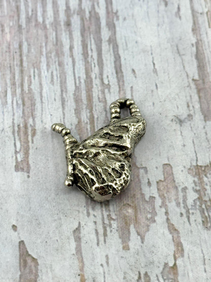 Butterfly Wing Charm, Antiqued Pewter - PT476