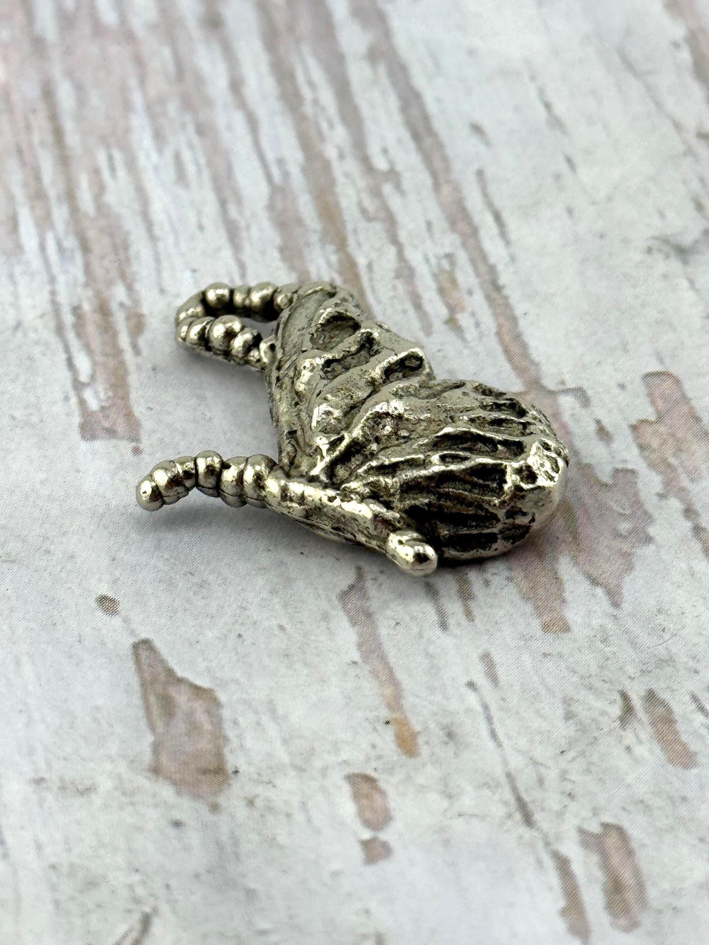 Butterfly Wing Charm, Antiqued Pewter - PT476