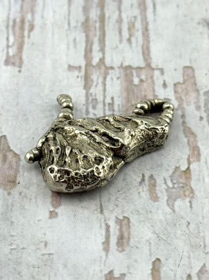 Butterfly Wing Charm, Antiqued Pewter - PT476