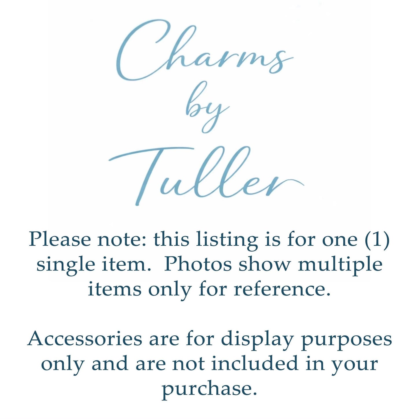 Large White Artisan Flower Charm, Antiqued Pewter - PT649